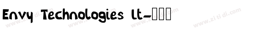 Envy Technologies Lt字体转换